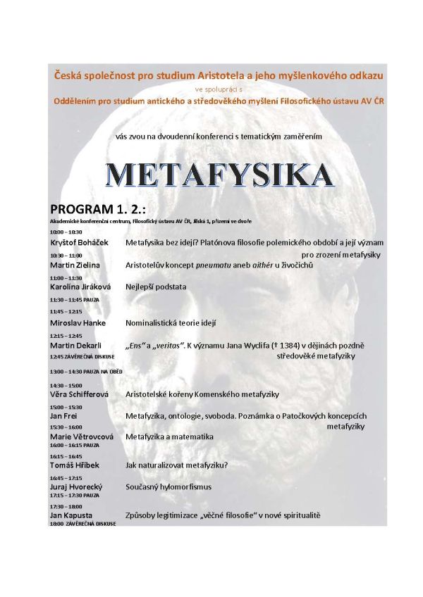 Metafysika program 1
